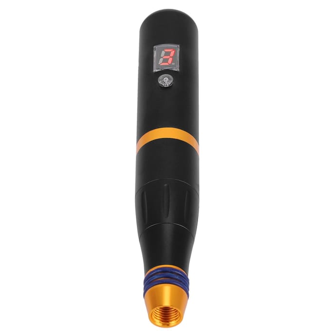 Wenkbrauw Tattoo Machine Semi-Permanent 3 Versnellingen Lip Eyeliner Microblading Pen EU Plug black