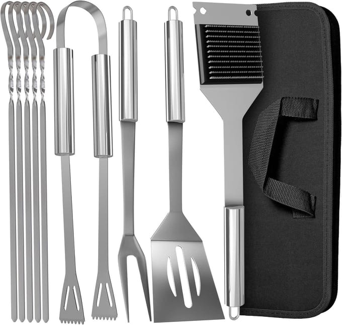 Lexium barbecue accessoires - barbecue tang - barbecue gereedschap - barbecue set