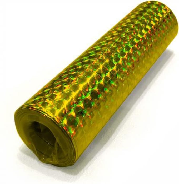 Serpentine 18x4 meter holographic goud
