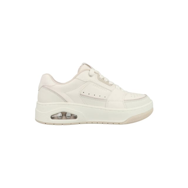 Skechers Uno Court - Courted Style Dames Sneakers - Wit