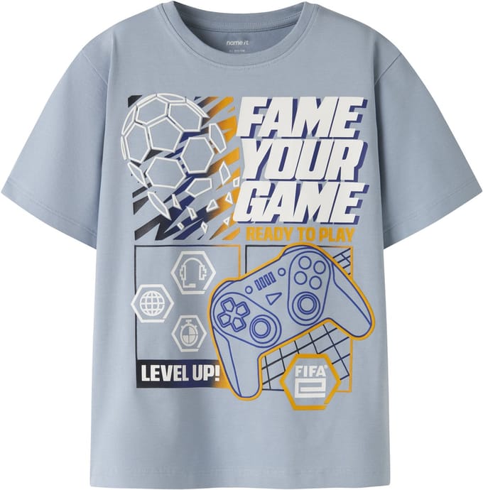 NAME IT - NKMASEKEL FIFAE SS NREG TOP BOX VDE - Jongens - T-shirts