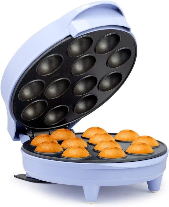 Cakepop Maker - Cupcake Apparaat - Feestjes Bakken - 12 Stuks Tegelijk - 20.6 x 25.4 cm - Lavendel