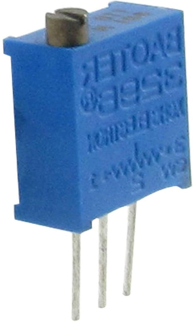 Variabele Weerstand - Trimmer Potentiometer - Elektronica Reparatie - Cermet Element - 100K Ohm - Blauw
