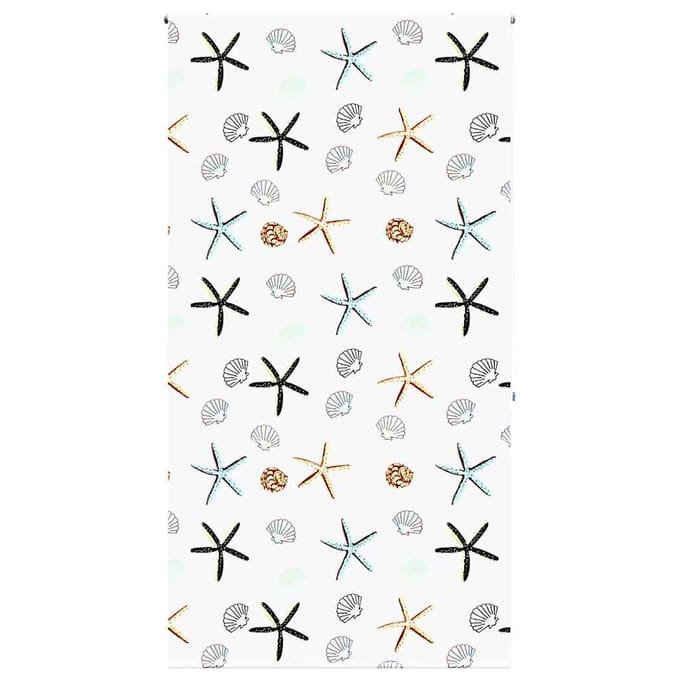 vidaXL - Doucherolgordijn - 120x240 - cm - stofbreedte - 116 - cm