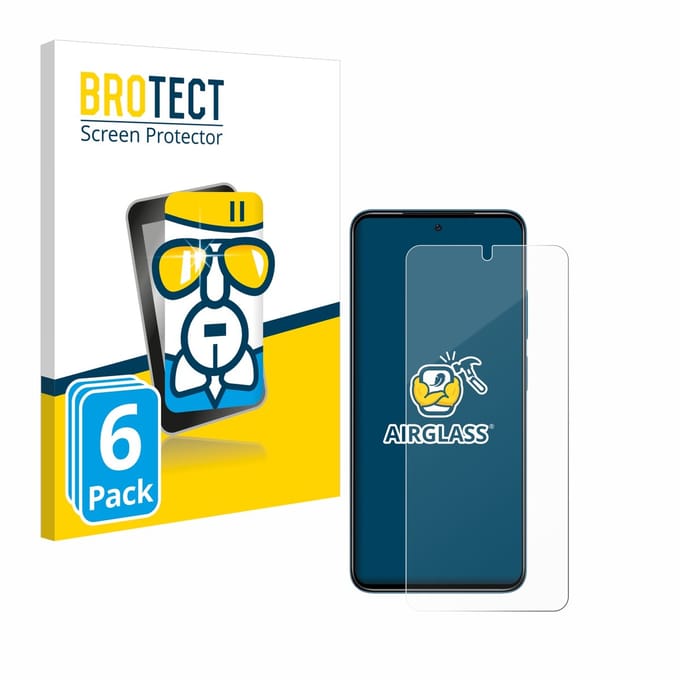 Screenprotector 6 Stuks voor Xiaomi Redmi Note 11 Beschermglas transparant