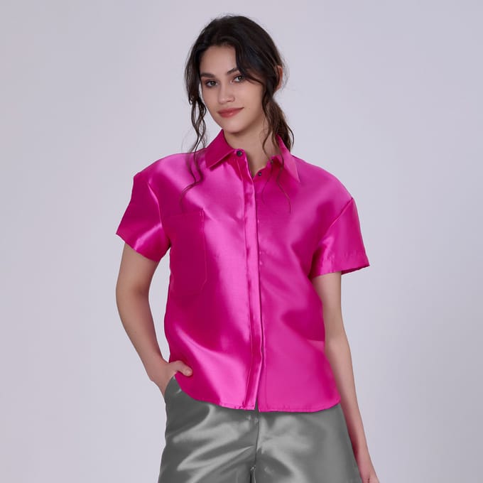 Shirt met korte mouwen in taf