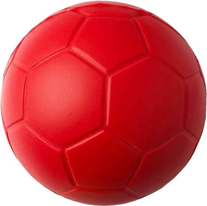 Megaform Foamvoetbal Soft Rood