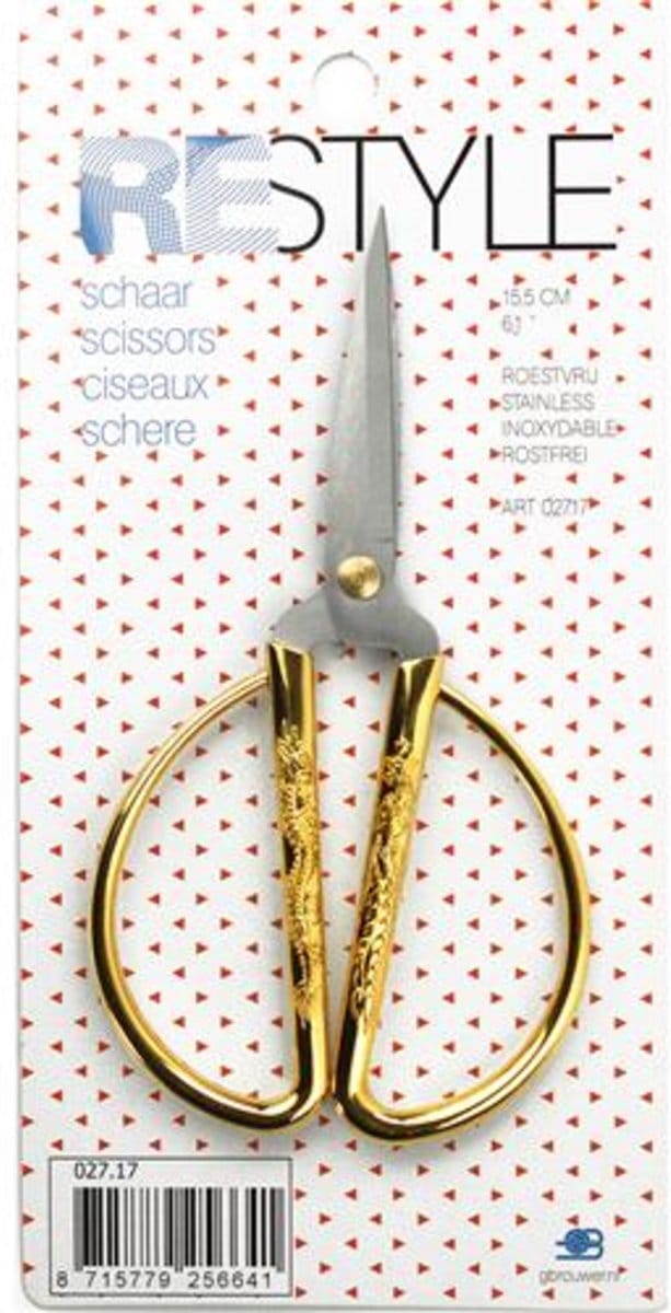 Schaar goud 15,5 cm - Restyle