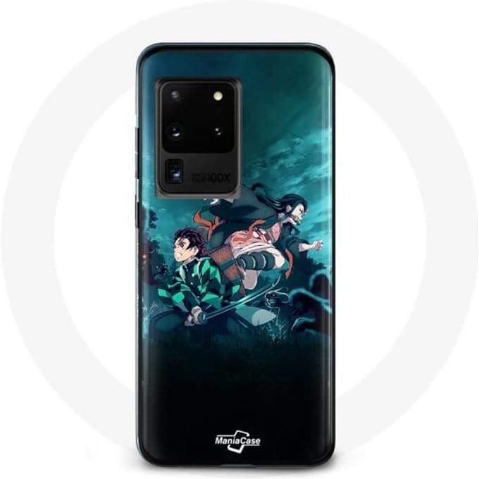 Case voor Samsung Galaxy S20 Ultra Demon Slayer Manga Tanjiro en Nezuko