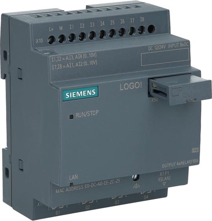 Siemens 6ED1052-2MD08-0BA2 PLC-aansturingsmodule 12 V/DC, 24 V/DC