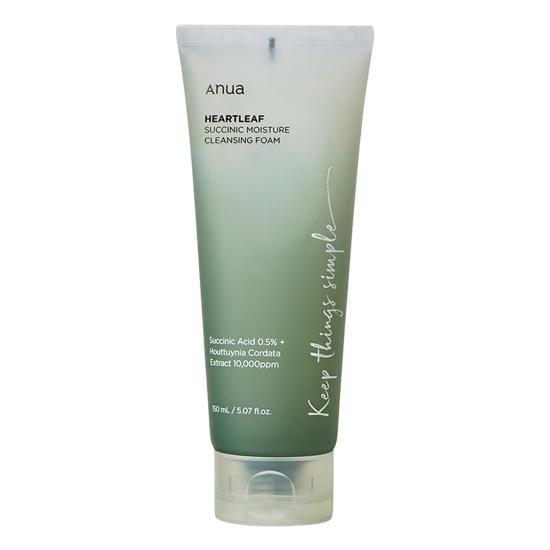 Anua - Heartleaf Succinic Moisture Cleansing Foam 2024 Version - 150ml