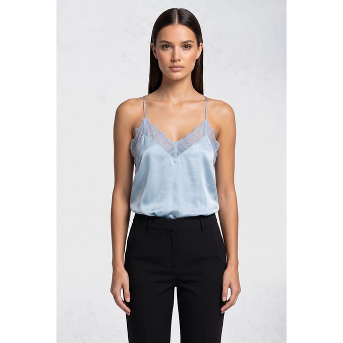 IRO Paris Berwyn Top Light Blue Größe: 38 | Lingerie-Shirts Outlet | Damen | Blau