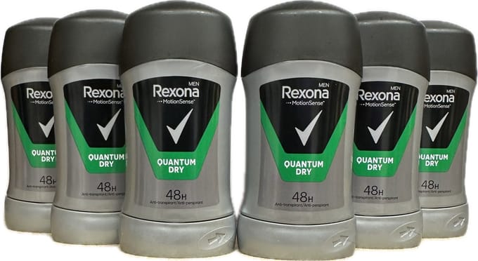 Rexona Men - Deodorant - Stick - Quantum Dry - 6 x 50ml