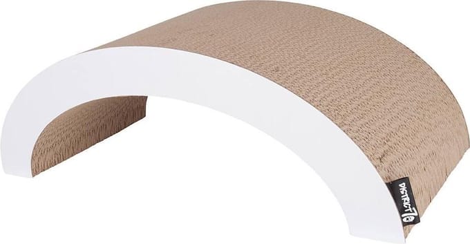 District 70 ARCH - Gebogen Krabmeubel van duurzaam & gerecycled Karton - 60 x 28 x 20 cm - Small