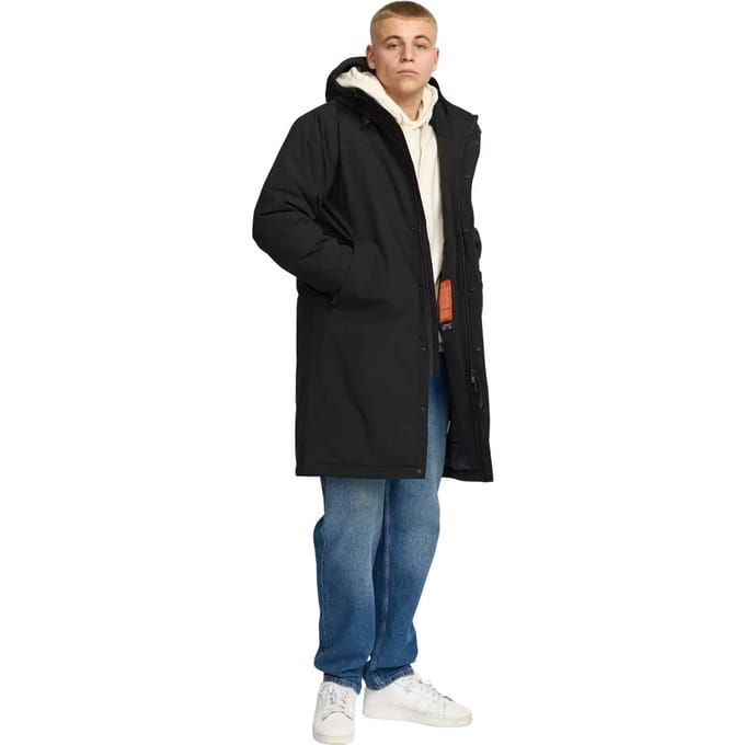 Polyester parka met drukknoopjes Revolution
