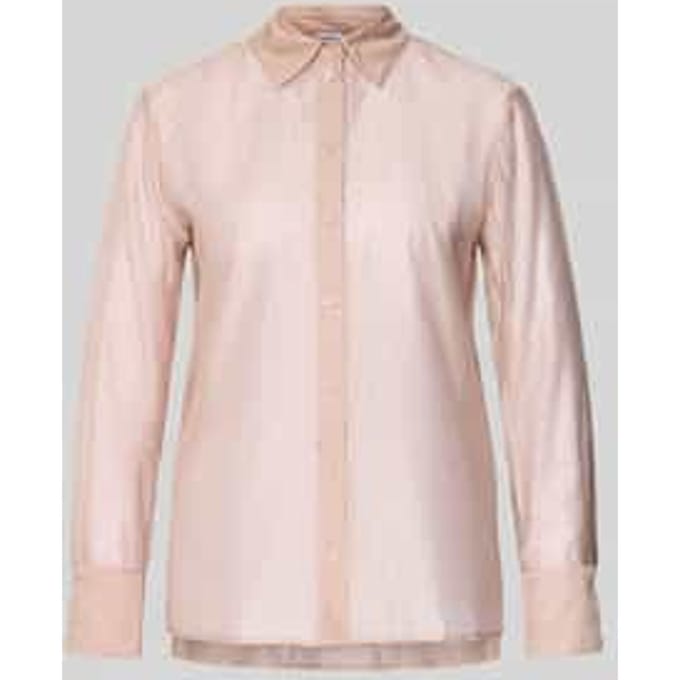 Regular fit overhemdblouse met siersteentjes