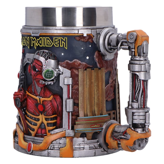 Iron Maiden Somewhere in time Unisex Bierkan - meerkleurig - Standard