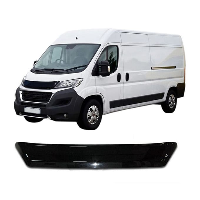 SCOUTT | Bra Capot Déflecteur Protection Pour Fiat Ducato Depuis 2014, Aérodynamique, Assemblage Facile, Aucun perçage requis