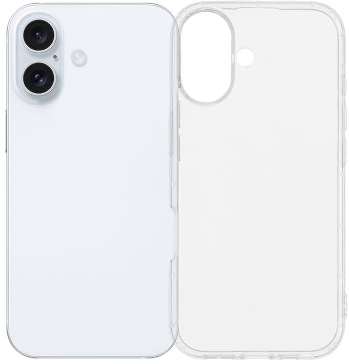 Soft Backcover Hoesje Geschikt voor: Apple iPhone 17 Silicone Transparant - ZT Accessoires