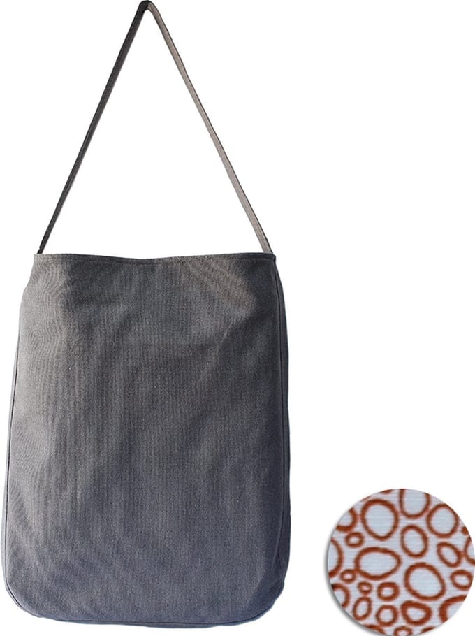 Studio Tuk - Shopping Bag - Orange Circles