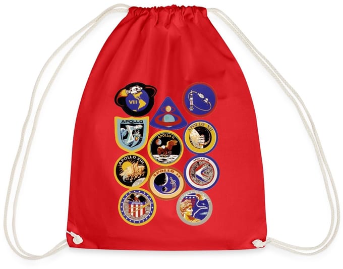 NASA Apollo-missie-insignes Gymtas