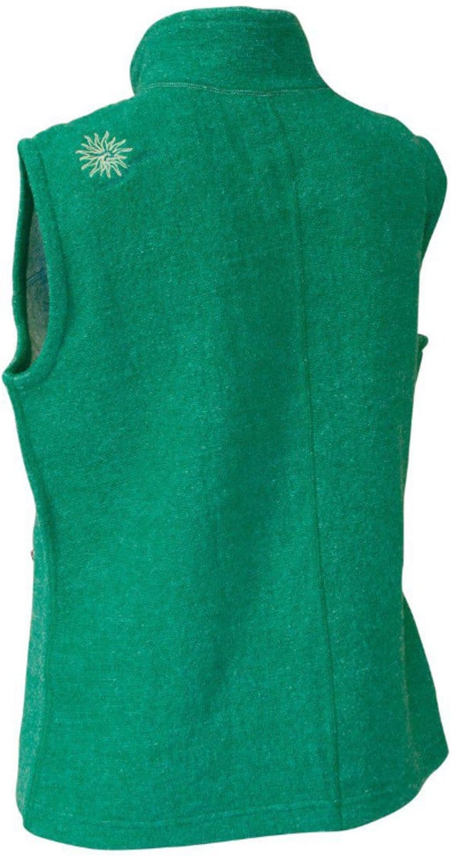 Ivanhoe dames wollen vest Beata Parakeet - Groen