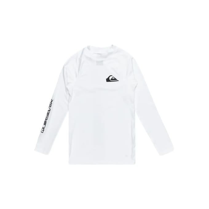 Quiksilver Upf50 Rash Guard Met Lange Mouwen Wit 8 Years Meisje