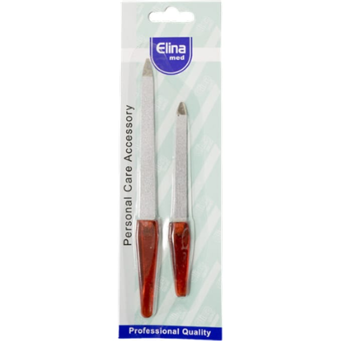 Nagelvijl saffier 2 stuks 17cm en 13cm