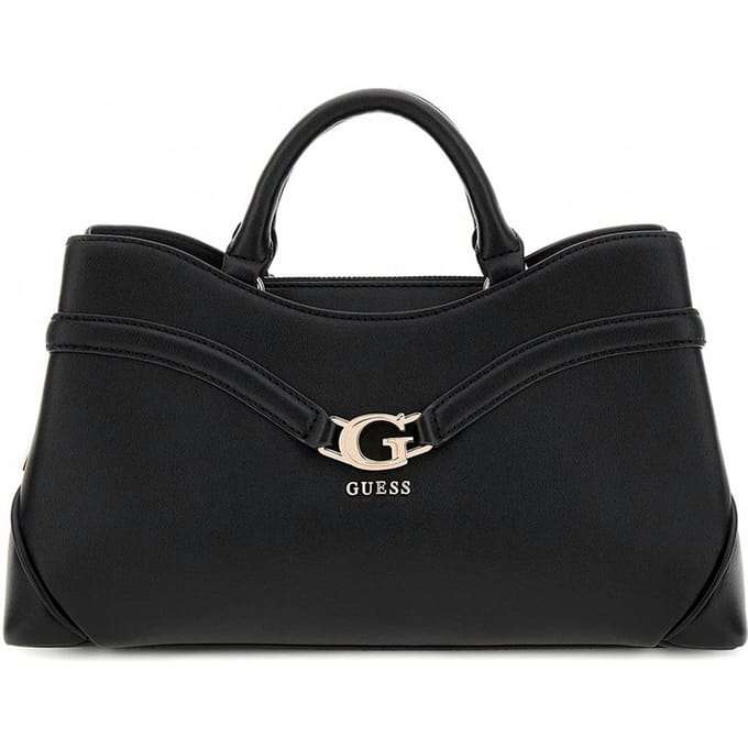 GUESS handtas schoudertas Dea Girlfriend Satchel Black zwart