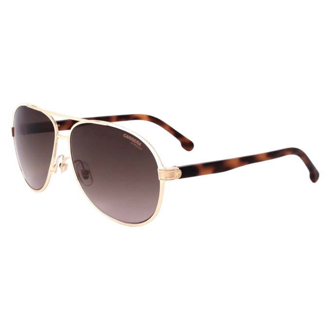 Carrera Aviator unisex gouden ivoor havana bruin gradiënt 1051/s