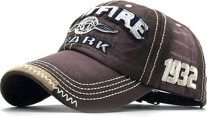 Baseball Cap Spitfire – Bruin - Denim Pet - Gespsluiting - One size