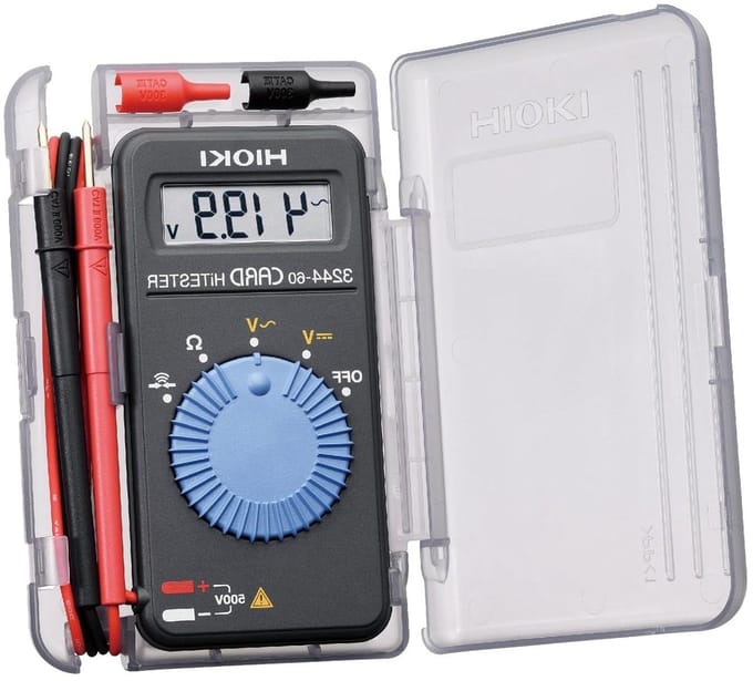 Hioki 3244 60 kaart hitester and digital multimeter, 41.99 megaohm weerstand, 500v ac-dc-spanning
