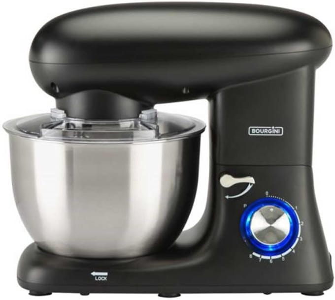 Keukenmachine - Keukenrobot - Deeg Kneden - Dubbele Roterende Beweging - 55 Liter Kom - Zwart