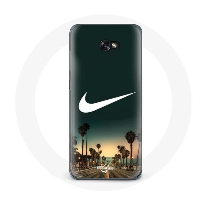 Coque - Nike - Samsung Galaxy A3 2017 - Souple - Vert - Palmier Miami
