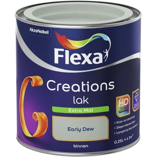 Flexa Houtlak Creations - Extra Mat - Early Dew - 250ml