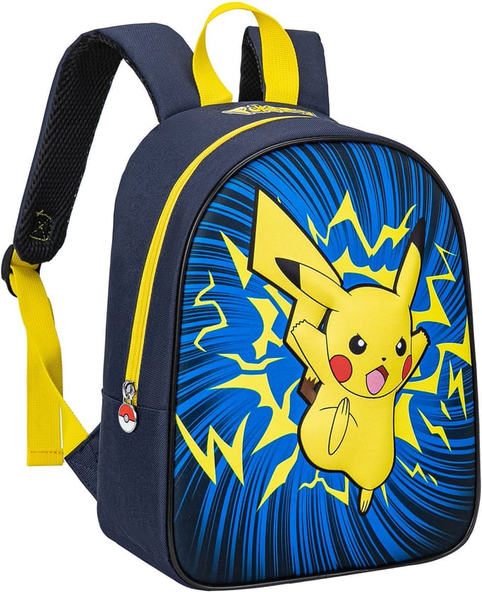 Pokémon Pikachu Rugzak – Bliksem Design – Schooltas voor Kinderen – 31 cm