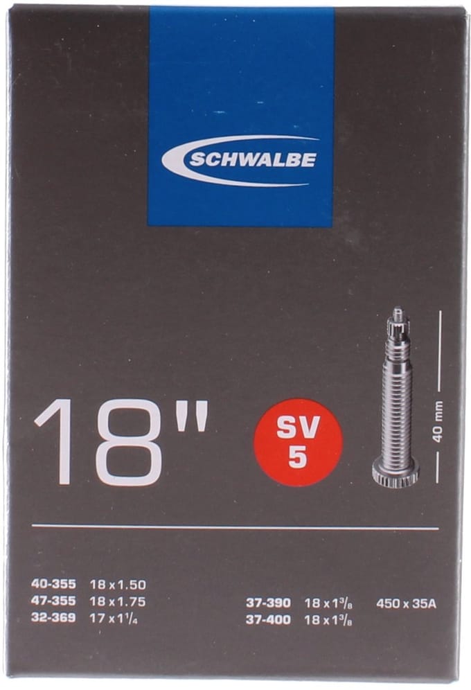 Binnenband Schwalbe SV5 18 / 32/47-355/400 - 40mm ventiel