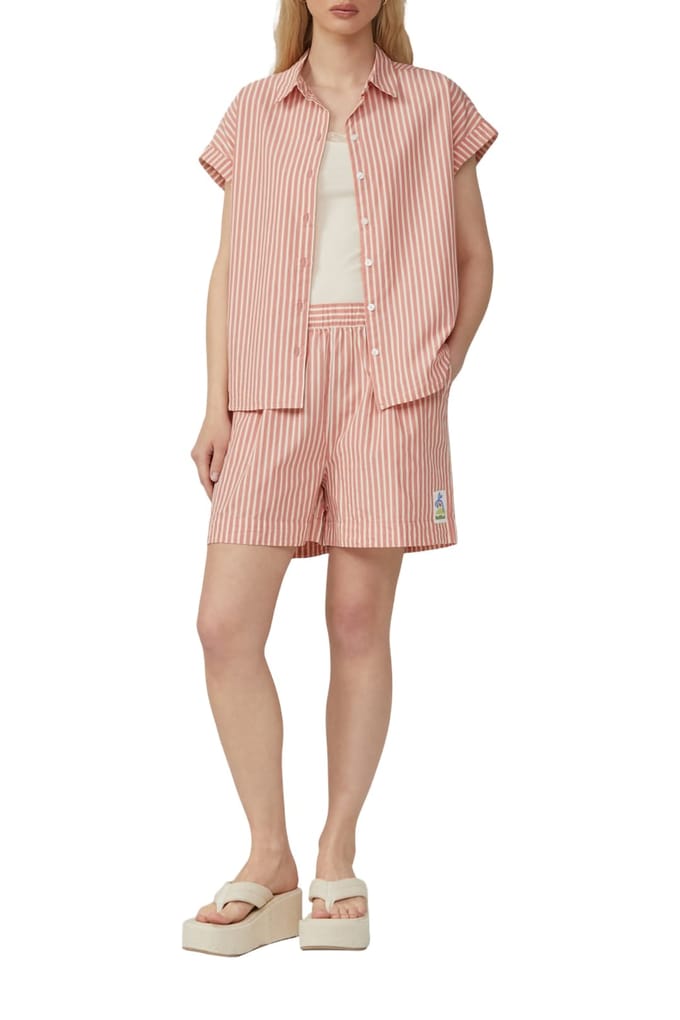 s.Oliver -qs Pants Pink Maat: W36 | Korte Broeken Outlet | Dames | Roze
