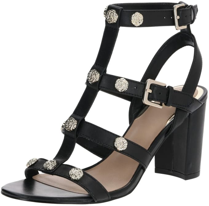 GUESS - maat 38 - Sandalen met hak - Zwart