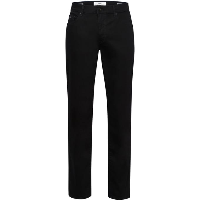Brax Heren Jeans  Style CADIZ PERMA BLACK, denim perma zwart, maat 36/32
