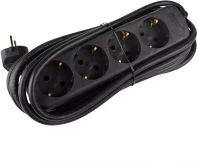 TCD 4V +RA 5 meter 3x1.5mm ZWART