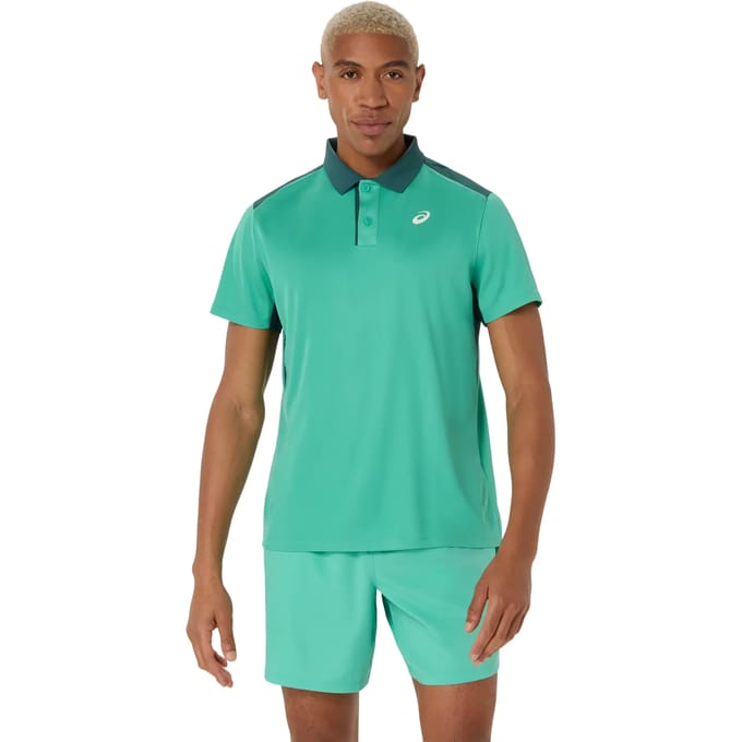 ASICS Court Polo Heren-groen