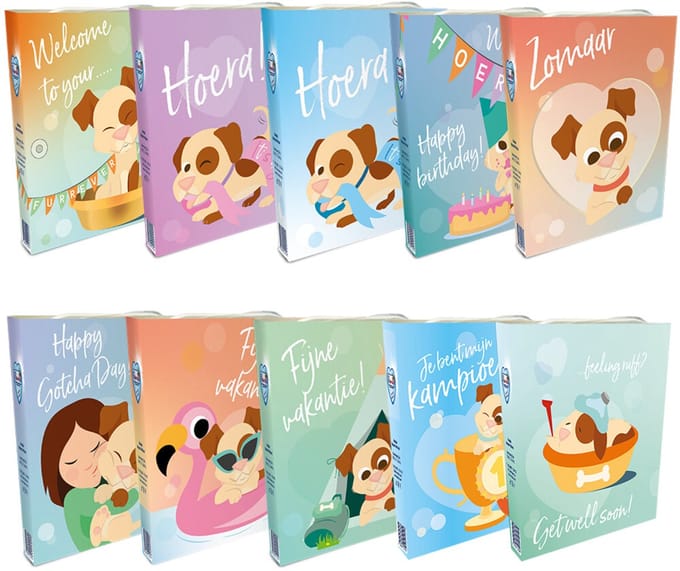 Renske Woef Gift Bundel, 10 Soorten, 3 Per Soort - 30 stuks