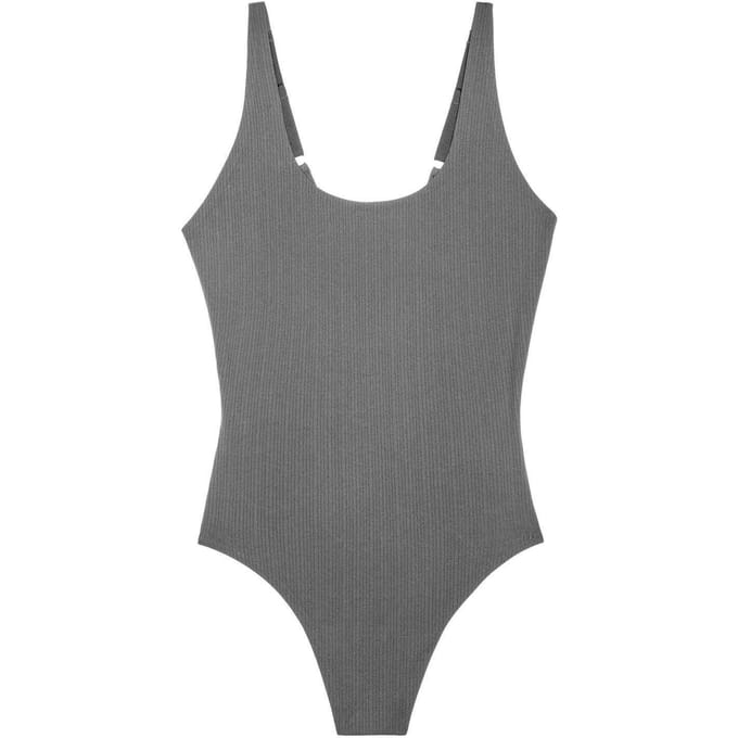 Wolford Dames/Dames Rib Gebreide Bodysuit (Rook)