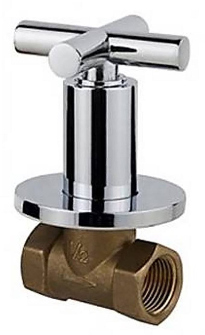H&F Bidet Douchekraan Inbouw 1/2" x 1/2" – Chroom – Bidet Aansluitkraan