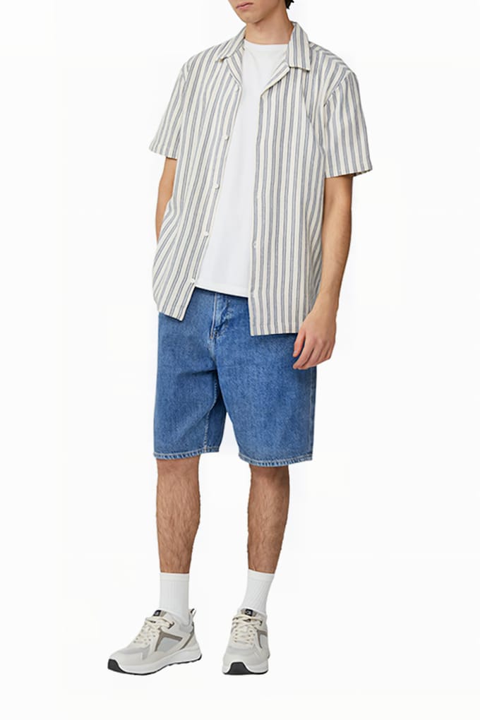 s.Oliver -qs Shirts Offwhite Größe: XL | Casual hemden Outlet | Herren | Weiß