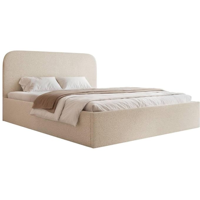 Bedframe Fia 140x200 bouclé met opbergruimte | NADUVI Collection
