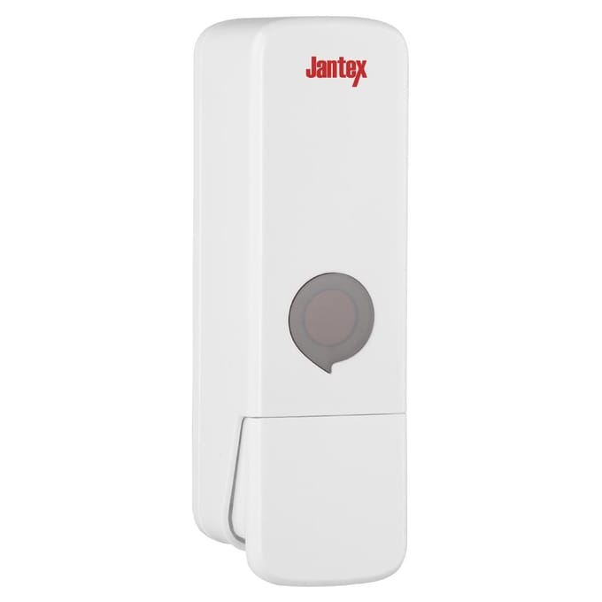 Jantex enkele douchedispenser wit