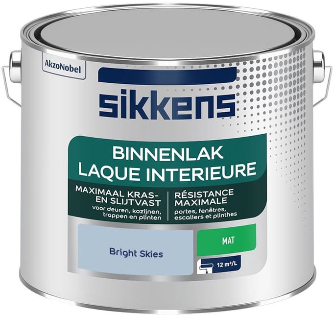 Sikkens - Binnenlak Mat - Bright Skies - Mengverf - 2,5 L