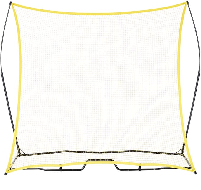 Voetbal Rebounder, 2.1x2.1 Meter - Draagbaar IJzer/Polyster Frame - Met Tas - voor Solo Of Team Training